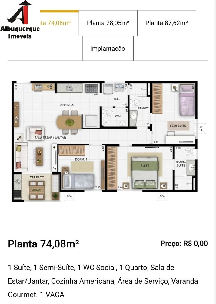 Apartamento, 3 quartos, 74 m² - Foto 11