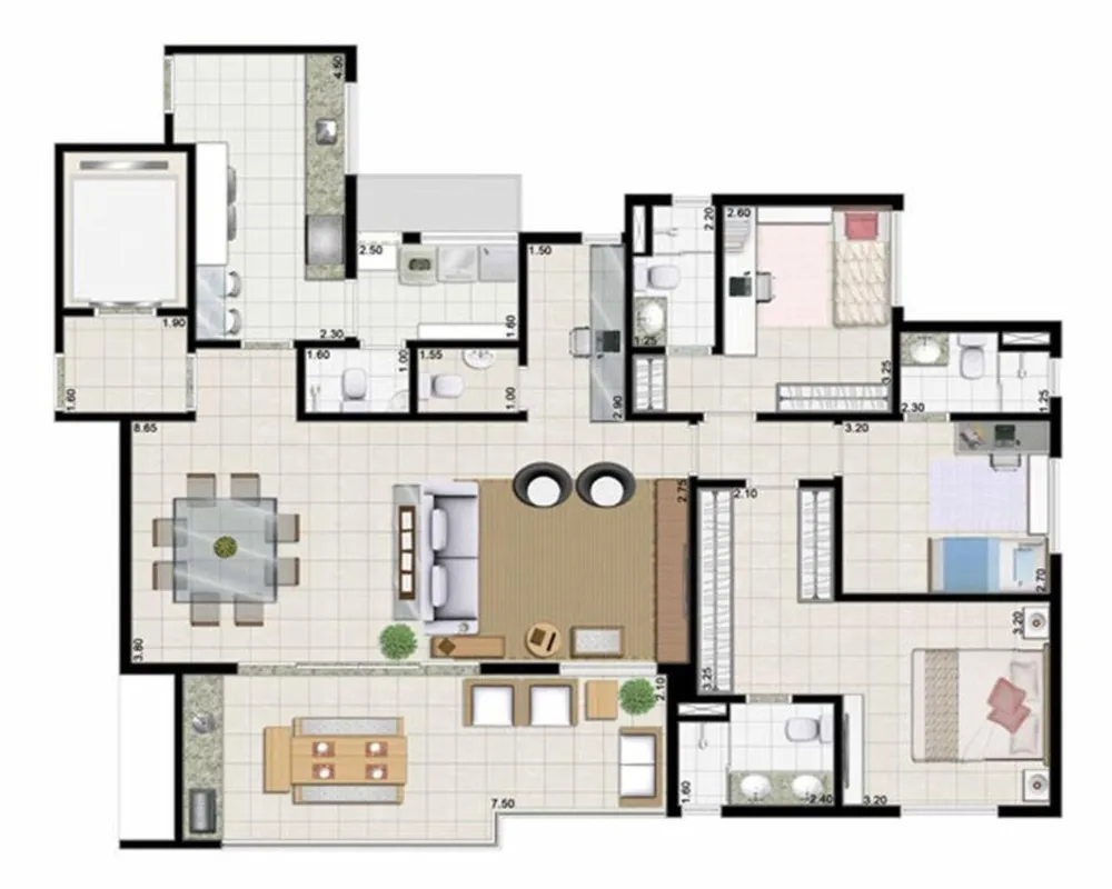 Apartamento, 4 quartos, 142 m² - Foto 15