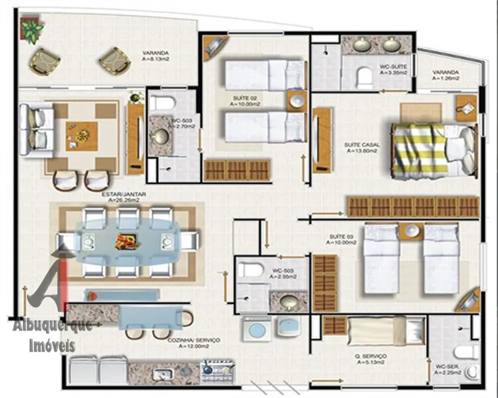 Apartamento, 2 quartos, 110 m² - Foto 8