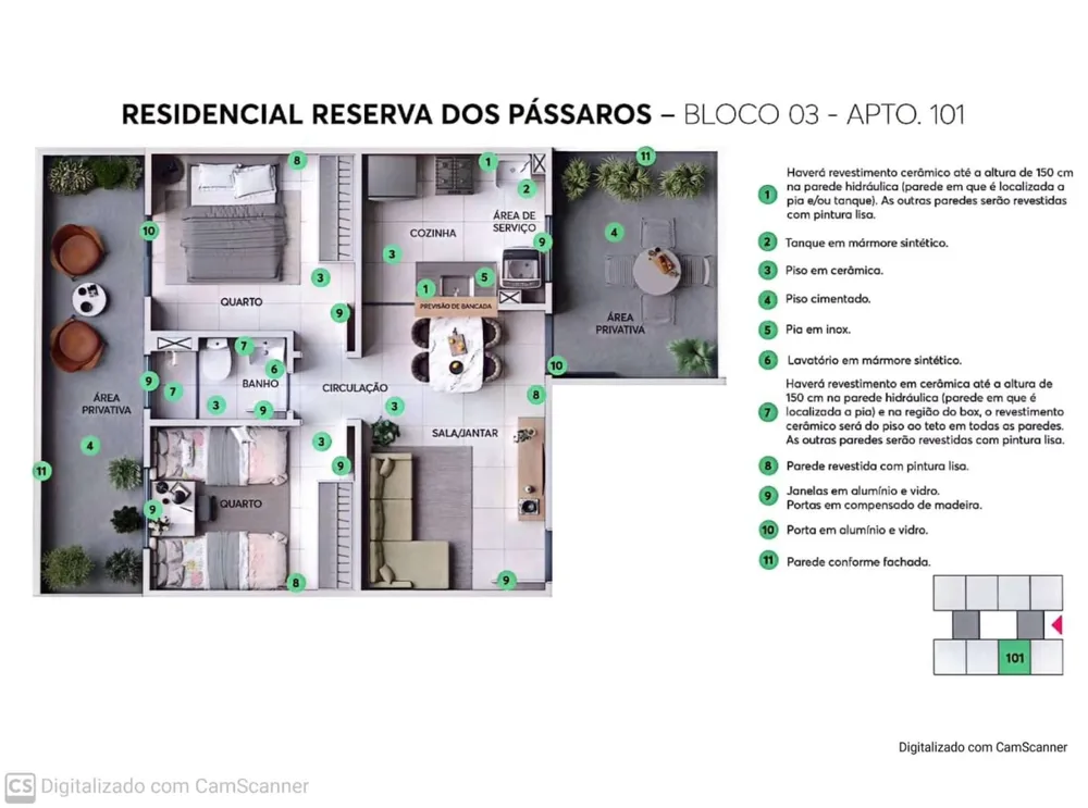 Apartamento, 2 quartos, 39 m² - Foto 10