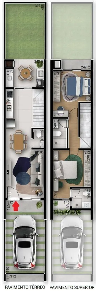 Sobrado, 2 quartos, 82 m² - Foto 6