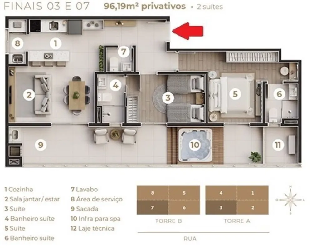 Apartamento, 2 quartos, 96 m² - Foto 12