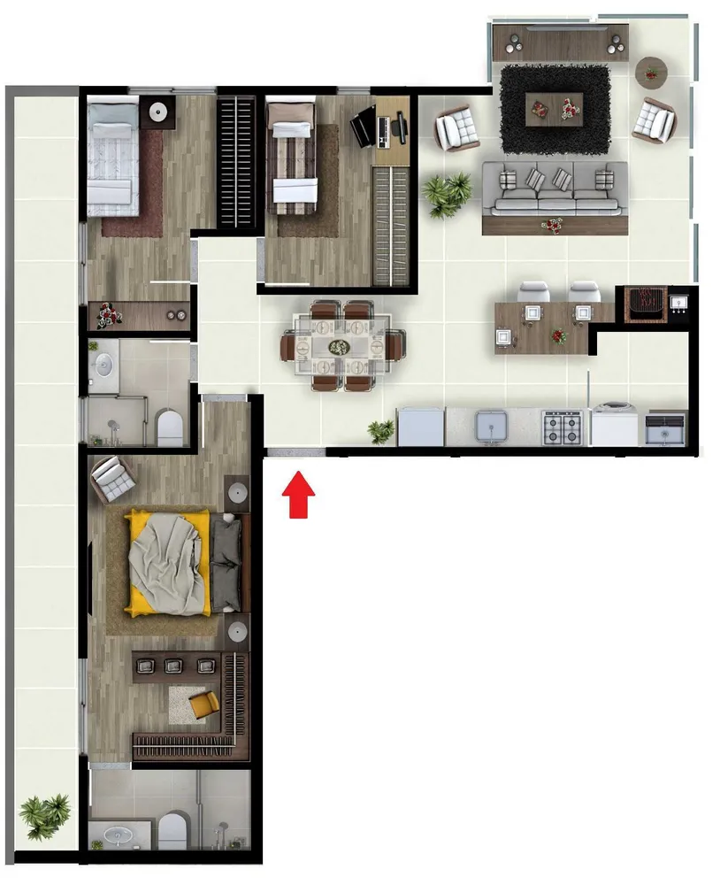 Apartamento, 3 quartos, 94 m² - Foto 15