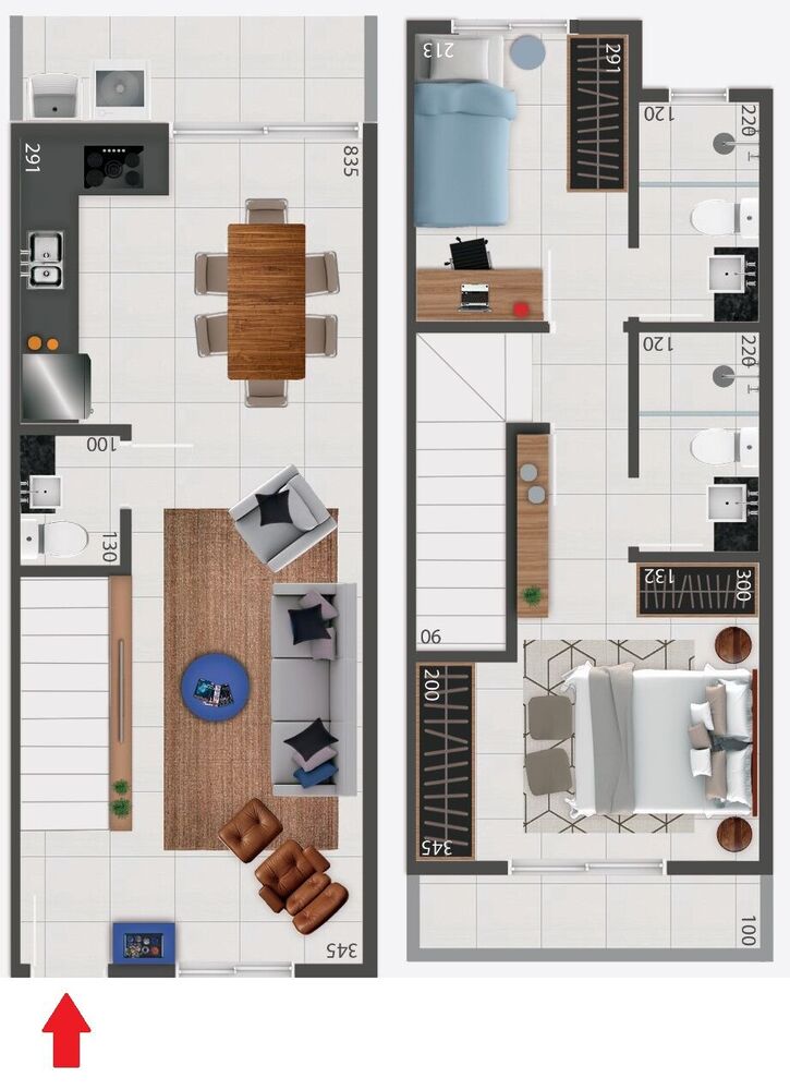 Sobrado à venda com 2 quartos, 70m² - Foto 12