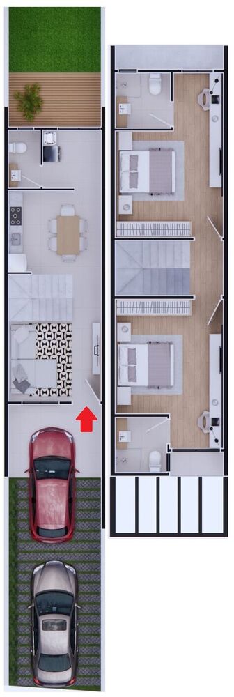 Sobrado, 2 quartos, 100 m² - Foto 11