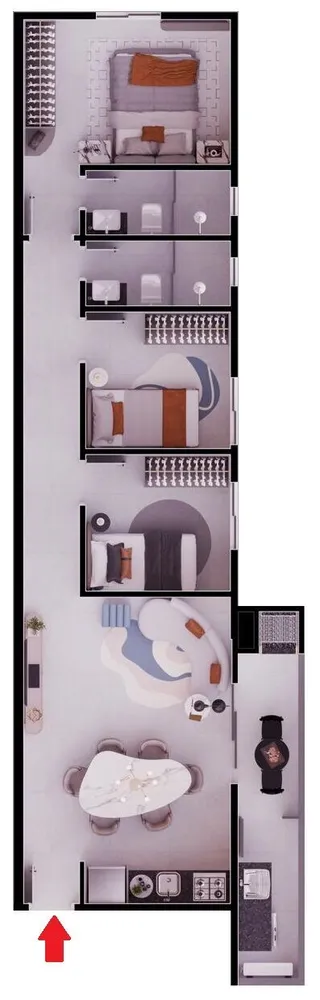 Apartamento, 3 quartos, 72 m² - Foto 6