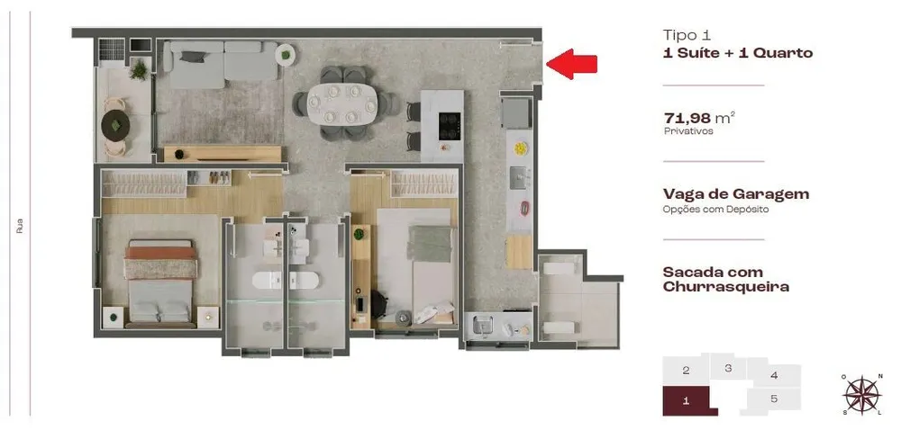 Apartamento, 2 quartos, 72 m² - Foto 13