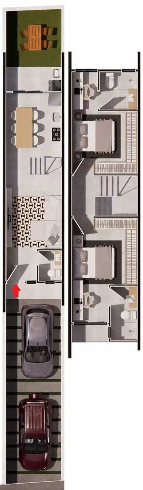 Sobrado, 2 quartos, 75 m² - Foto 15