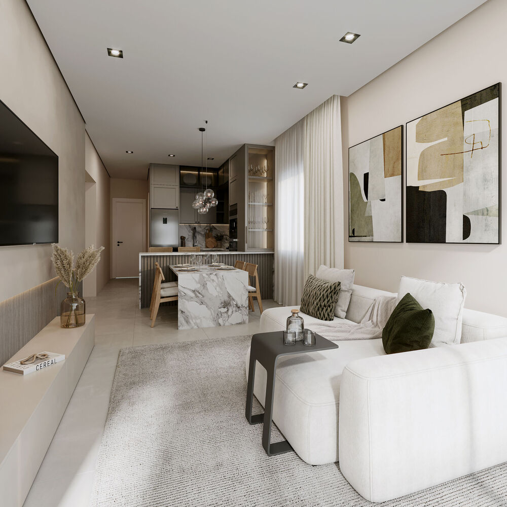 Apartamento à venda com 2 quartos, 52m² - Foto 3