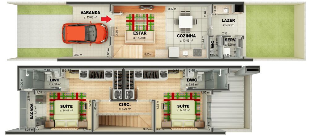 Sobrado, 2 quartos, 110 m² - Foto 15