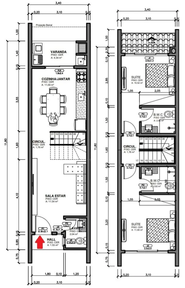 Sobrado, 2 quartos, 79 m² - Foto 5