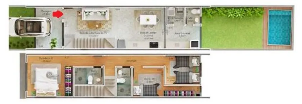 Sobrado, 3 quartos, 114 m² - Foto 15