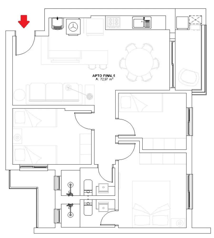 Apartamento, 3 quartos, 73 m² - Foto 14