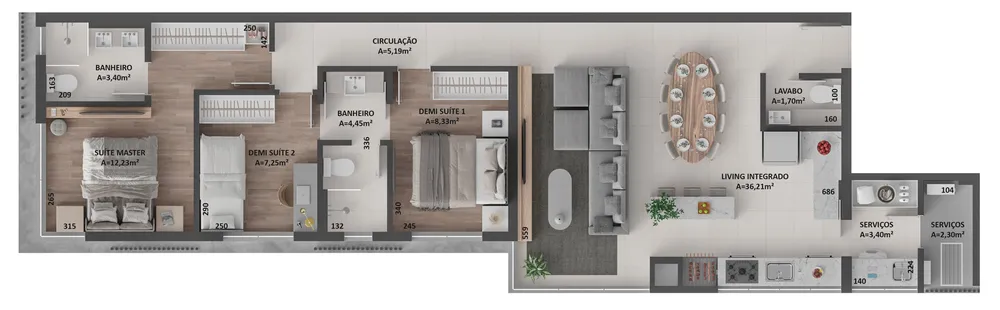 Apartamento, 3 quartos, 95 m² - Foto 11