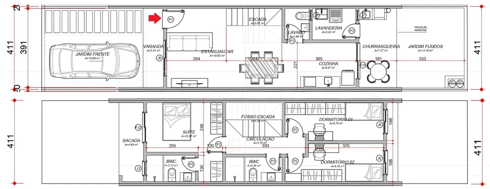 Sobrado, 3 quartos, 101 m² - Foto 17