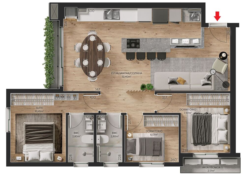 Apartamento, 3 quartos, 78 m² - Foto 11