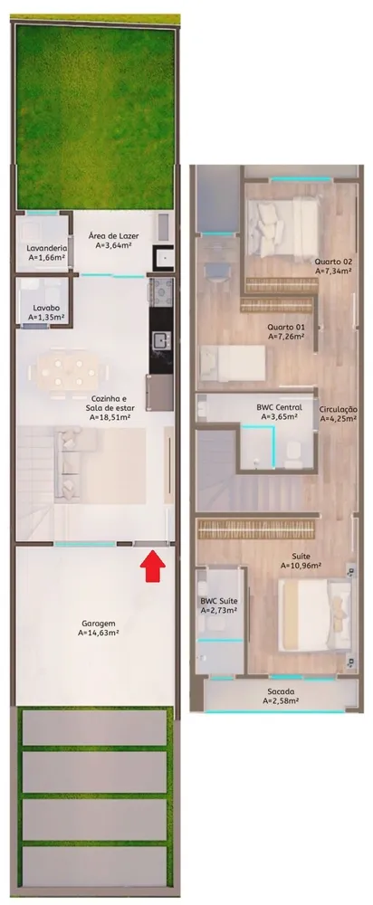 Sobrado, 3 quartos, 98 m² - Foto 16