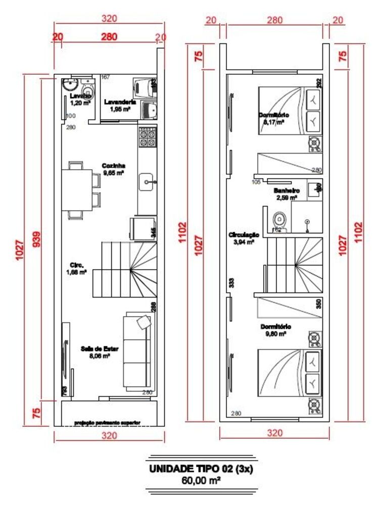 Sobrado à venda com 2 quartos, 60m² - Foto 5