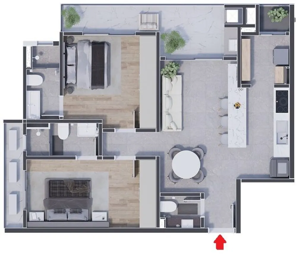 Apartamento, 2 quartos, 84 m² - Foto 5