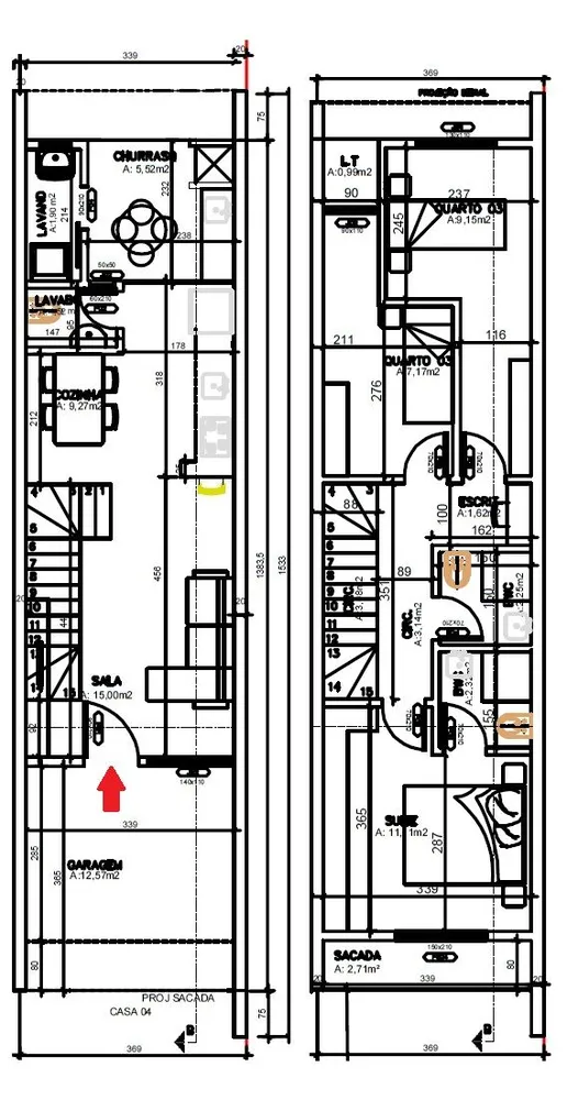 Sobrado, 3 quartos, 100 m² - Foto 8