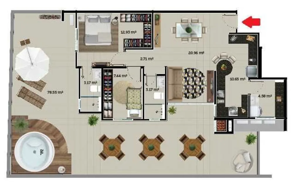 Apartamento, 2 quartos, 156 m² - Foto 24