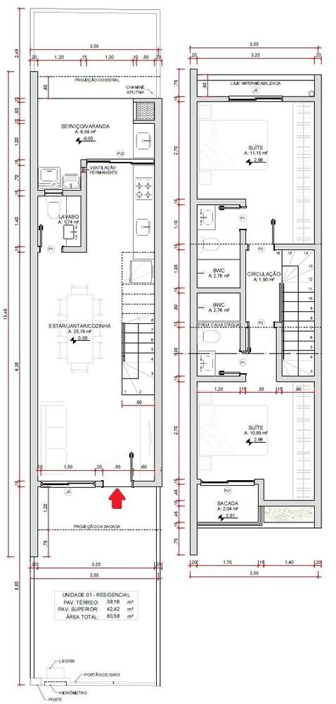 Sobrado, 2 quartos, 78 m² - Foto 4