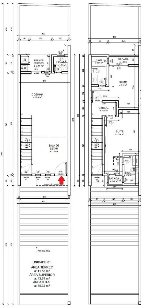 Sobrado, 2 quartos, 85 m² - Foto 6