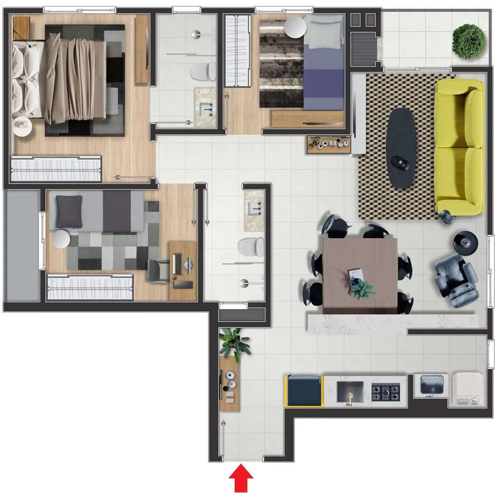 Apartamento, 3 quartos, 75 m² - Foto 15