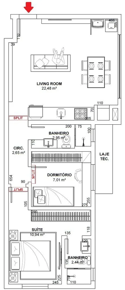 Apartamento, 2 quartos, 57 m² - Foto 6