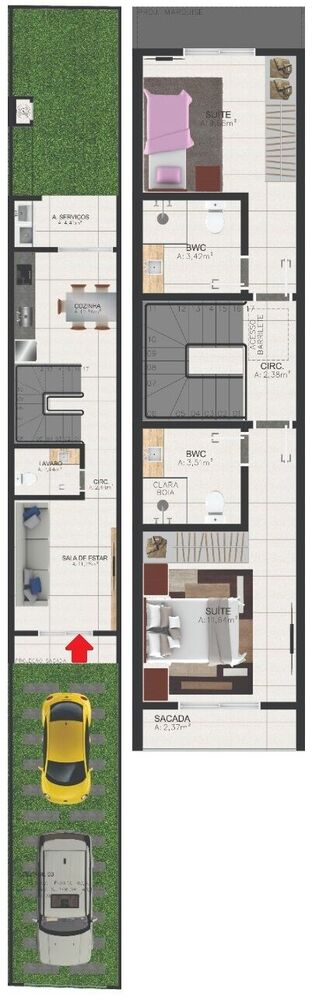 Sobrado à venda com 2 quartos, 83m² - Foto 14