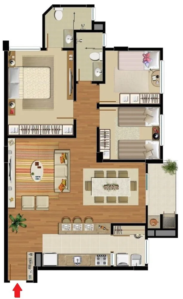 Apartamento, 3 quartos, 95 m² - Foto 15