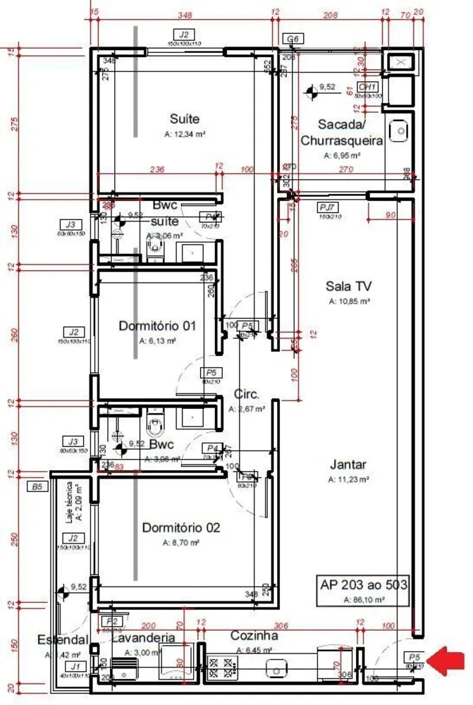Apartamento, 3 quartos, 86 m² - Foto 16