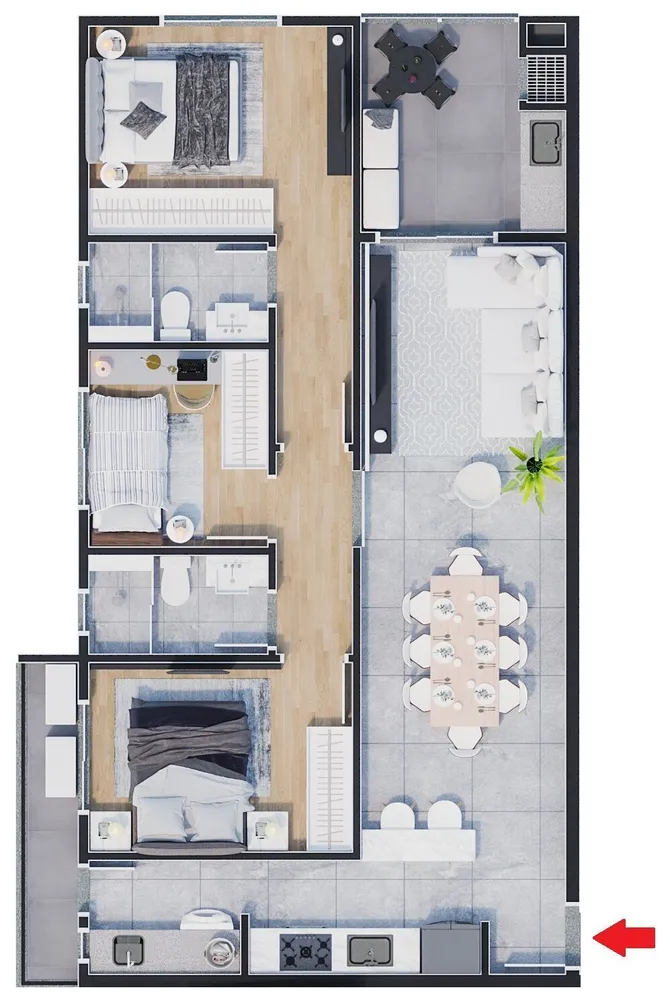 Apartamento, 3 quartos, 86 m² - Foto 15