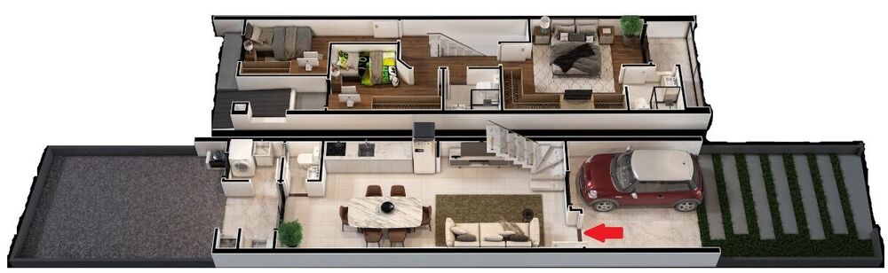 Sobrado, 3 quartos, 107 m² - Foto 8