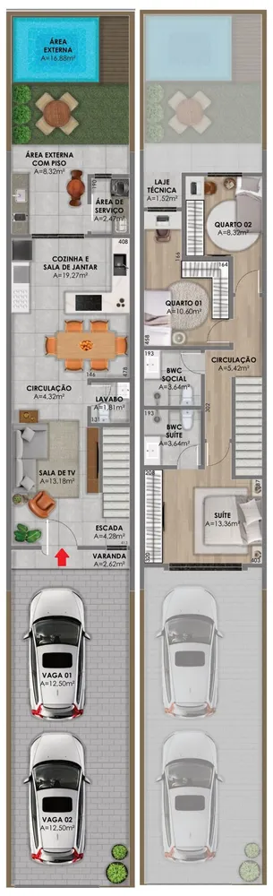 Sobrado, 3 quartos, 112 m² - Foto 14
