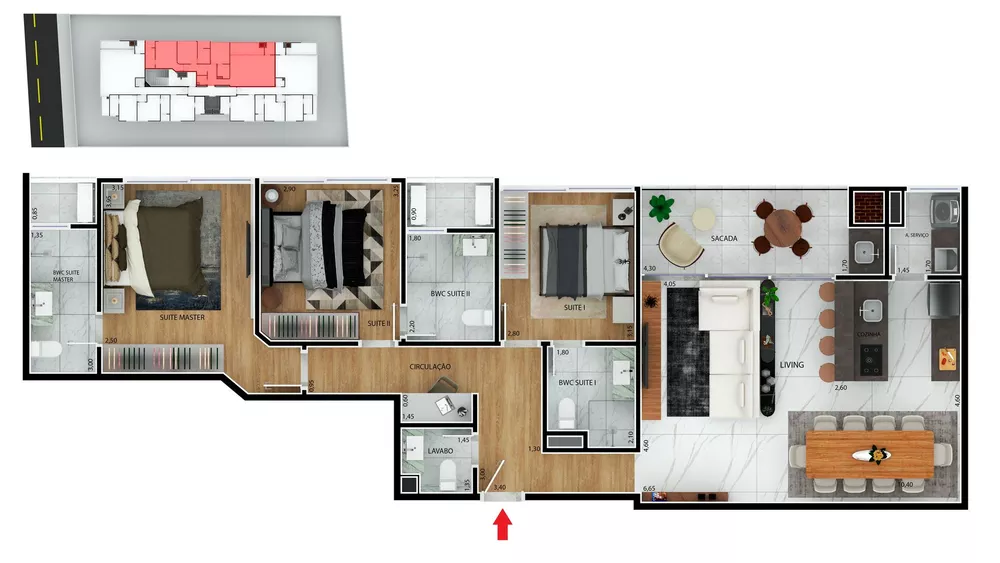 Apartamento à venda com 3 quartos, 111m² - Foto 11