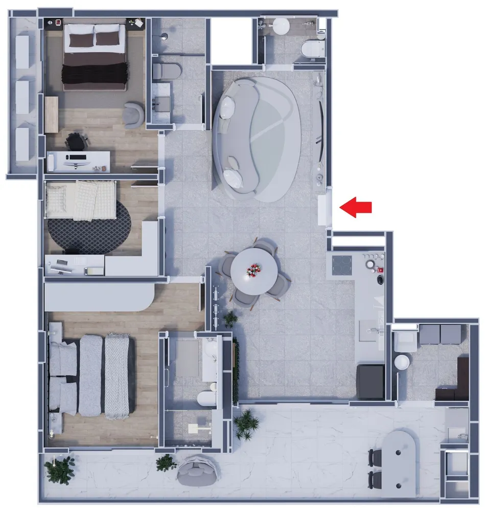Apartamento, 3 quartos, 96 m² - Foto 10