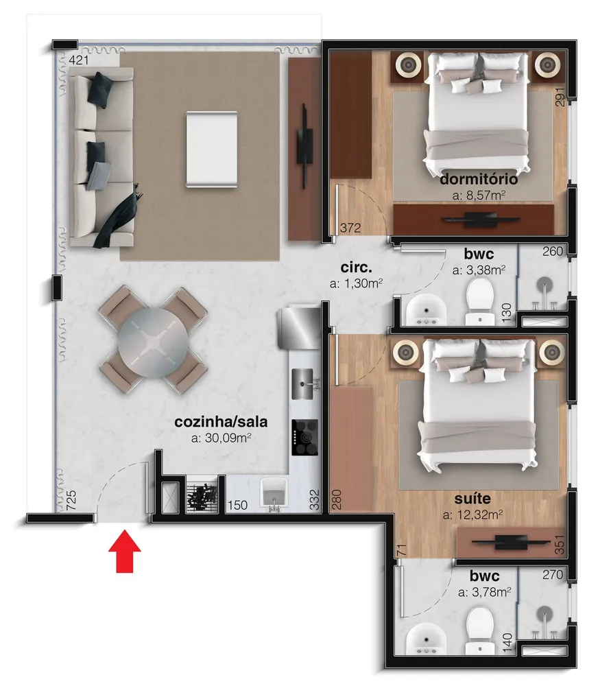 Apartamento, 2 quartos, 67 m² - Foto 10