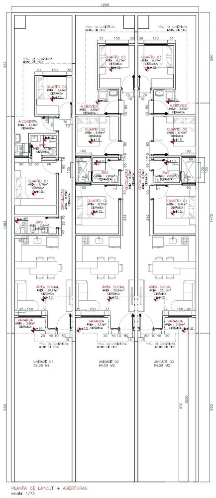 Sobrado, 3 quartos, 65 m² - Foto 13