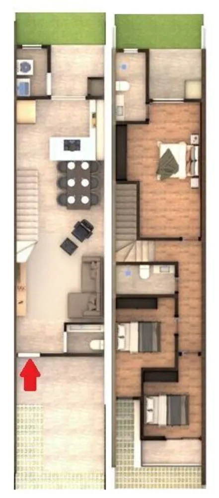 Sobrado, 3 quartos, 124 m² - Foto 2