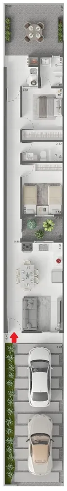 Sobrado, 2 quartos, 57 m² - Foto 8