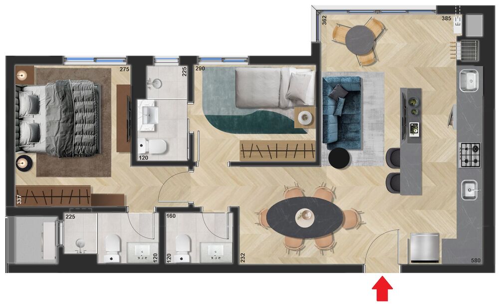 Apartamento, 2 quartos, 65 m² - Foto 12