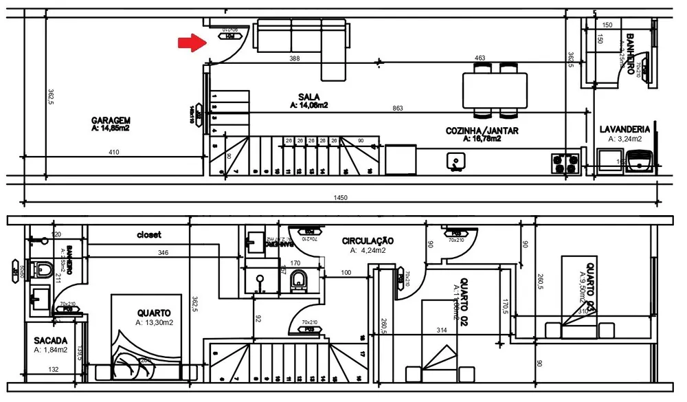 Sobrado, 3 quartos, 113 m² - Foto 16