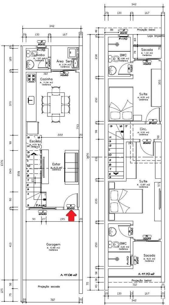 Sobrado, 2 quartos, 93 m² - Foto 5