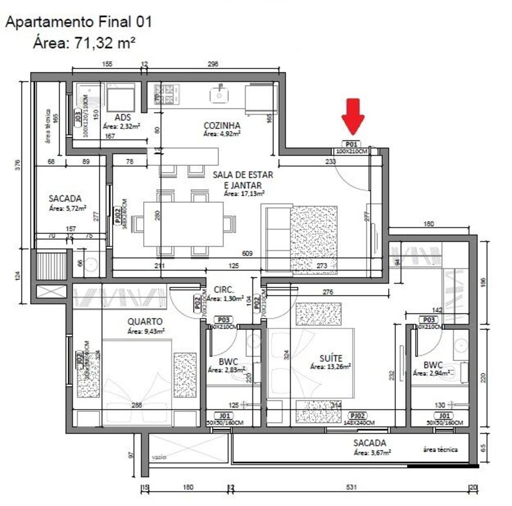 Apartamento, 2 quartos, 71 m² - Foto 10