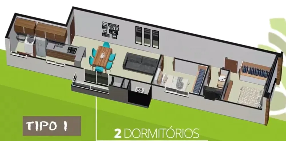Apartamento, 2 quartos, 56 m² - Foto 7