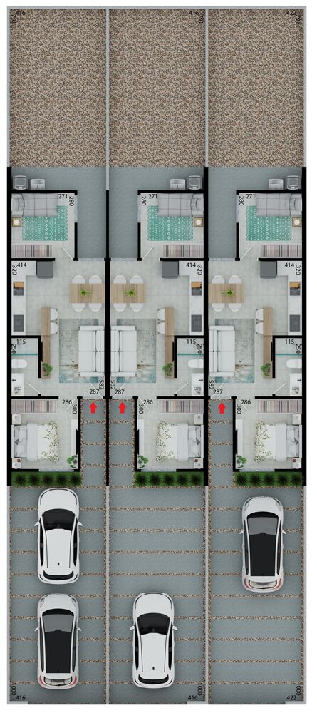 Sobrado, 2 quartos, 45 m² - Foto 5