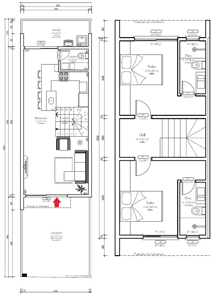 Sobrado, 2 quartos, 76 m² - Foto 10