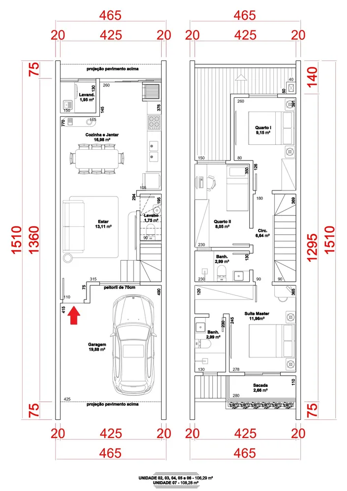 Sobrado, 3 quartos, 106 m² - Foto 6