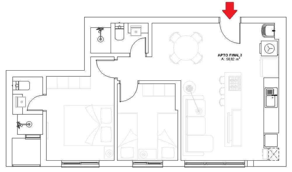 Apartamento, 2 quartos, 59 m² - Foto 12